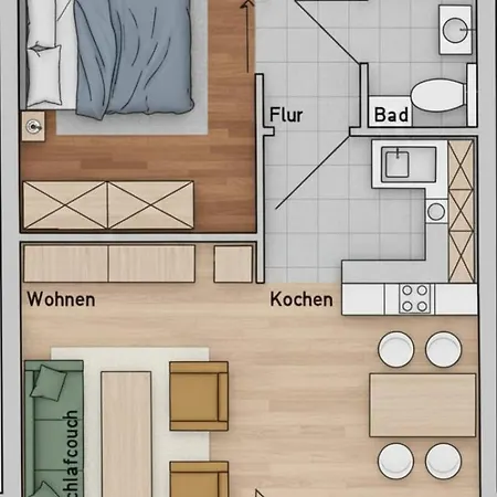 Mit Terrasse - Hunde Willkommen Apartmán